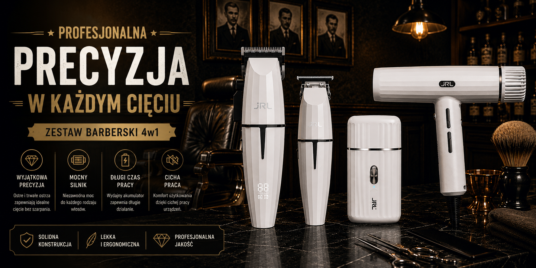JRL Ghost Collection #3 zestaw barber